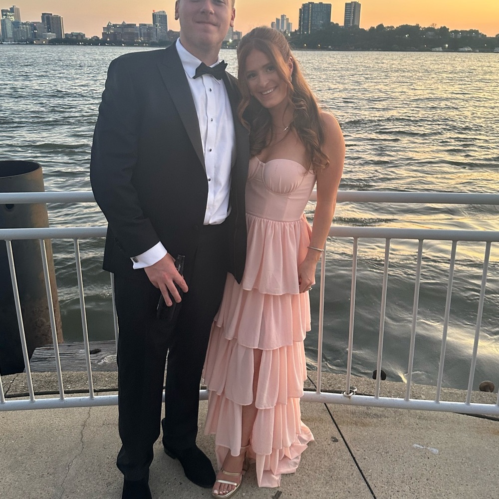 Lovers and Friends Hattie Gown in Baby Pink - Picture 3 of 3